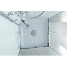 Душевая кабина 80х80х235 см BelBagno UNO-CAB-A-2-80-C-Cr-TOP прозрачное