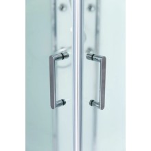 Душевая кабина 80х80х235 см BelBagno UNO-CAB-A-2-80-C-Cr-TOP прозрачное