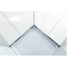 Душевая кабина 80х80х235 см BelBagno UNO-CAB-A-2-80-C-Cr-TOP прозрачное