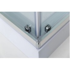 Душевая кабина 80х80х235 см BelBagno UNO-CAB-A-2-80-P-Cr-TOP текстурное стекло