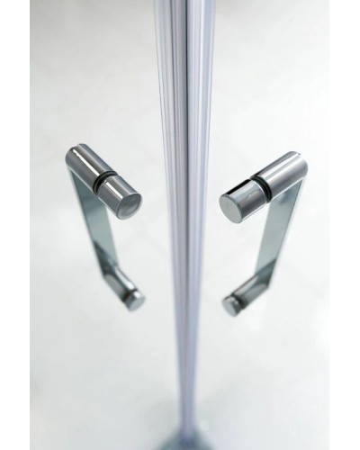 Душевая кабина 80х80х235 см BelBagno UNO-CAB-A-2-80-P-Cr-TOP текстурное стекло