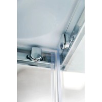 Душевая кабина 90х90х235 см BelBagno UNO-CAB-A-2-90-C-Cr-TOP прозрачное