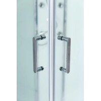 Душевая кабина 90х90х235 см BelBagno UNO-CAB-A-2-90-P-Cr-TOP текстурное стекло