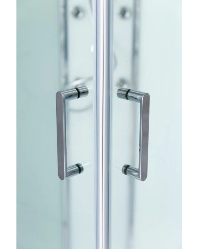 Душевая кабина 90х90х235 см BelBagno UNO-CAB-A-2-90-P-Cr-TOP текстурное стекло