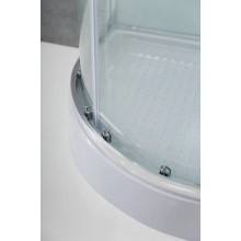 Душевая кабина 80х80х235 см BelBagno UNO-CAB-R-2-80-C-Cr-TOP прозрачное