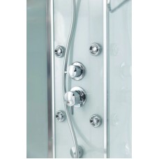 Душевая кабина 80х80х235 см BelBagno UNO-CAB-R-2-80-C-Cr-TOP прозрачное