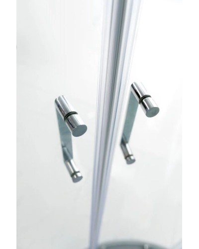 Душевая кабина 80х80х235 см BelBagno UNO-CAB-R-2-80-C-Cr-TOP прозрачное