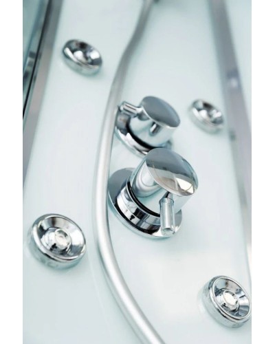 Душевая кабина 80х80х235 см BelBagno UNO-CAB-R-2-80-C-Cr-TOP прозрачное