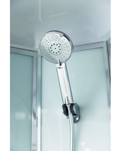 Душевая кабина 80х80х235 см BelBagno UNO-CAB-R-2-80-C-Cr-TOP прозрачное