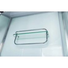 Душевая кабина 80х80х235 см BelBagno UNO-CAB-R-2-80-P-Cr-TOP текстурное стекло