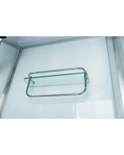 Душевая кабина 80х80х235 см BelBagno UNO-CAB-R-2-80-P-Cr-TOP текстурное стекло