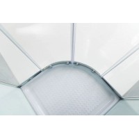 Душевая кабина 90х90х235 см BelBagno UNO-CAB-R-2-90-C-Cr-TOP прозрачное