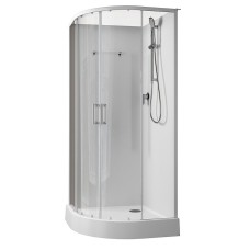 Душевая кабина Aquanet Passion EVO R White 100х100 281965 без гидромассажа