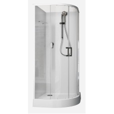 Душевая кабина Aquanet Passion EVO R White 100х100 281965 без гидромассажа