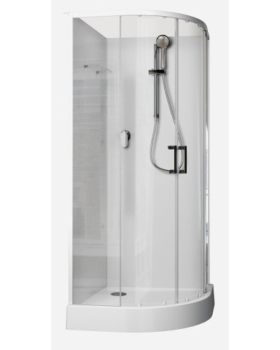 Душевая кабина Aquanet Passion EVO R White 100х100 281965 без гидромассажа