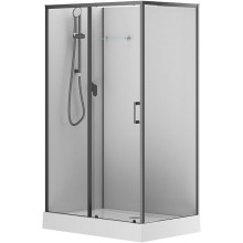 Душевая кабина Aquanet Passion EVO Black 120х80 L 282012 без гидромассажа