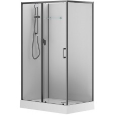 Душевая кабина Aquanet Passion EVO Black 120х80 L 282012 без гидромассажа