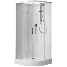 Душевая кабина Aquanet Passion EVO R White 80х80 281961 без гидромассажа