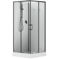 Душевая кабина Aquanet Passion EVO S Black 90х90 282009 без гидромассажа