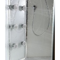 Душевая кабина 90х90х220 см Black & White Galaxy 5501900 прозрачное