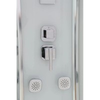 Душевая кабина 90х90х220 см Black & White Galaxy 5501900 прозрачное