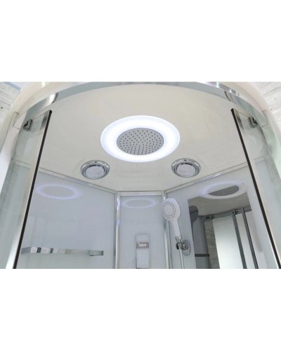 Душевая кабина 90х90х220 см Black & White Galaxy 5501900 прозрачное