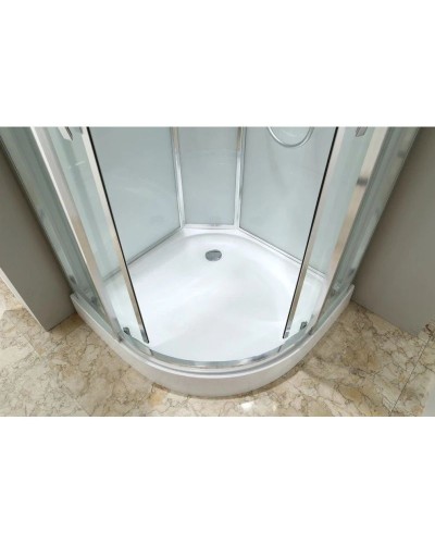 Душевая кабина 90х90х220 см Black & White Galaxy 5501900 прозрачное