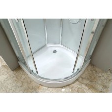 Душевая кабина 100х100х220 см Black & White Galaxy 5501100 прозрачное