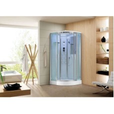 Душевая кабина 100х100х220 см Black & White Galaxy 5501100 прозрачное