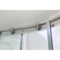 Душевая кабина 100х100х220 см Black & White Galaxy 5503100 прозрачное