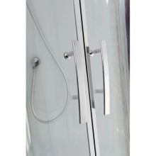 Душевая кабина 100х100х220 см Black & White Galaxy 5503100 прозрачное