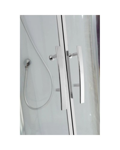 Душевая кабина 100х100х220 см Black & White Galaxy 5503100 прозрачное