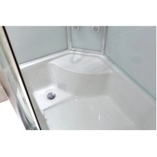 Душевая кабина 120х80х220 см Black & White Galaxy 550712L прозрачное