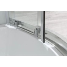 Душевая кабина 120х80х220 см Black & White Galaxy 550712L прозрачное