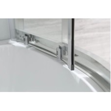 Душевая кабина 120х80х220 см Black & White Galaxy 550712L прозрачное