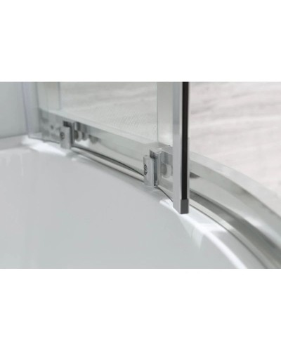 Душевая кабина 120х80х220 см Black & White Galaxy 550712L прозрачное