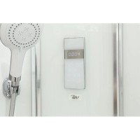 Душевая кабина 120х80х220 см Black & White Galaxy 550712L прозрачное