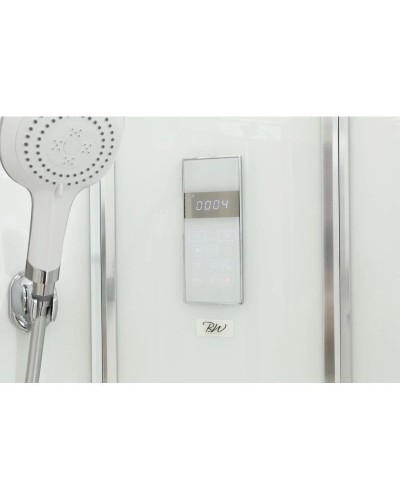 Душевая кабина 120х80х220 см Black & White Galaxy 550712L прозрачное