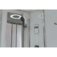 Душевая кабина 120х80х220 см Black & White Galaxy 550712L прозрачное