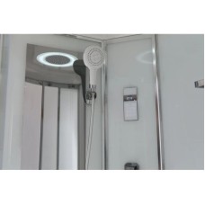 Душевая кабина 120х80х220 см Black & White Galaxy 550712L прозрачное