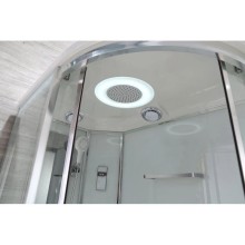 Душевая кабина 120х80х220 см Black & White Galaxy 550712L прозрачное