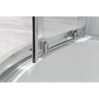 Душевая кабина 120х80х220 см Black & White Galaxy 550712R прозрачное