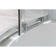 Душевая кабина 120х80х220 см Black & White Galaxy 550712R прозрачное