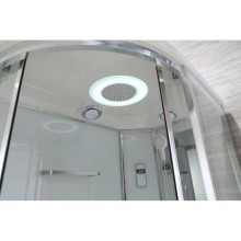 Душевая кабина 120х80х220 см Black & White Galaxy 550712R прозрачное