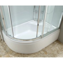 Душевая кабина 120х80х220 см Black & White Galaxy 550712R прозрачное