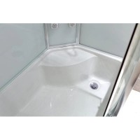 Душевая кабина 120х80х220 см Black & White Galaxy 550712R прозрачное