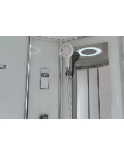 Душевая кабина 120х80х220 см Black & White Galaxy 550712R прозрачное