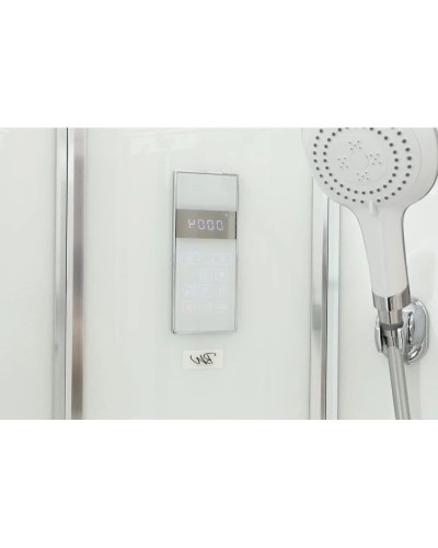 Душевая кабина 120х80х220 см Black & White Galaxy 550712R прозрачное