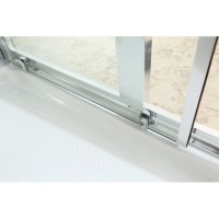 Душевая кабина 120х90х220 см Black & White Galaxy 5509120 прозрачное