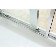 Душевая кабина 120х90х220 см Black & White Galaxy 5509120 прозрачное